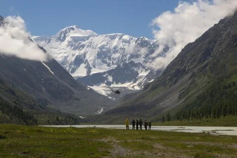 Belukha mountain Stock Photos