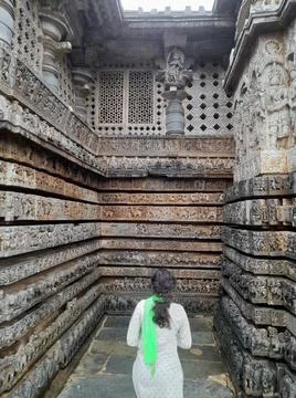 Belur Temple Stock Photos