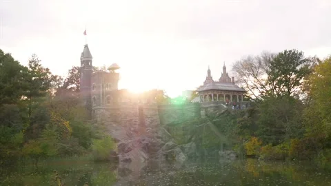 Belvedere Castle Timelapse Stock Footage 158894997