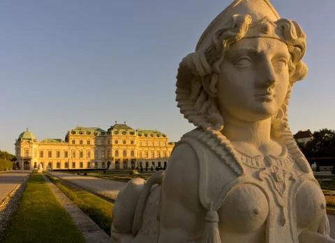 Belvedere palace Stock Photos