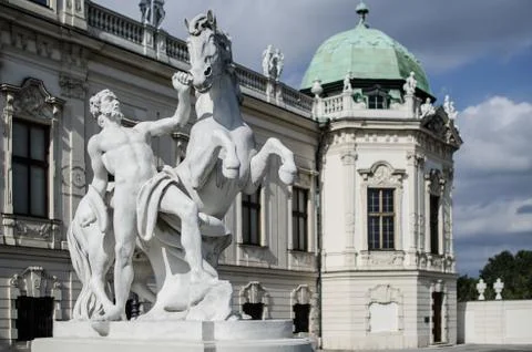 Belvedere sculpture Stock Photos