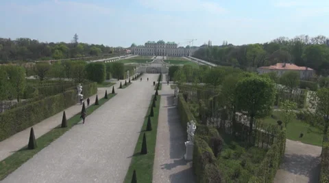 Belvedere Vienna 스톡 동영상 25426477