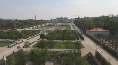 Belvedere Vienna 스톡 동영상 25426562