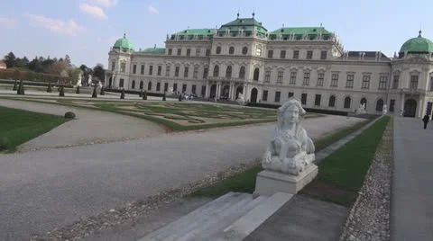 Belvedere Vienna Stock-Footage 25459781