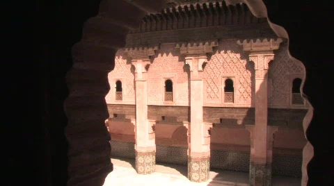 Ben Youssef Madrasa Stock Footage 725146