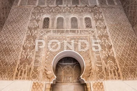 Ben Youssef Medersa Stock Photos