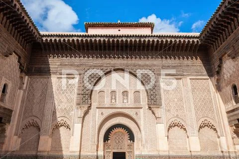 Ben Youssef Medersa Stock Photos