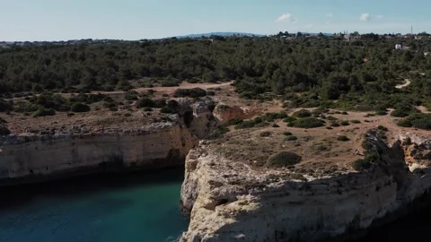 Benagil Caves 3 Stock Footage 156617544