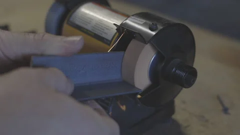 Bench Grinder Stock Footage 169978981
