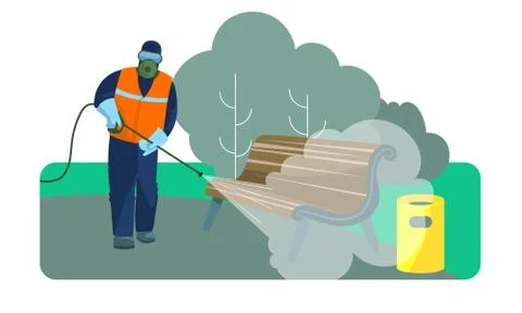 Bench Stock Illustration