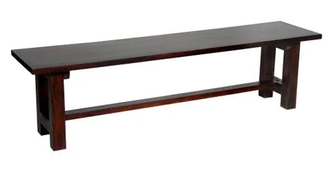 Bench isolated on white backround Stock Photos