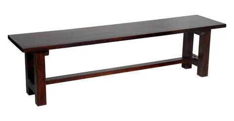 Bench isolated on white backround Foto stock