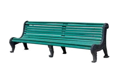 Bench isolated on the white Stock Photos