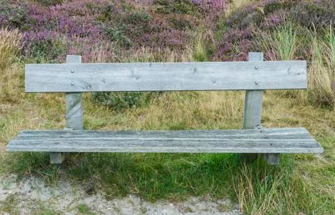 Bench in nature Stock Photos