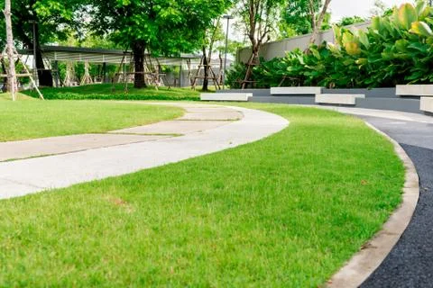 Bench in the park Stock Photos
