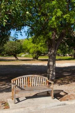 Bench in the park. Stock Photos