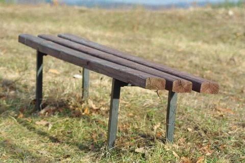 Bench in park Stock Photos