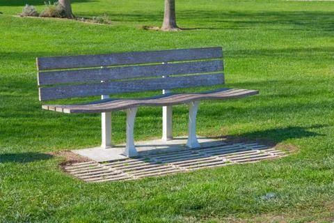 Bench in the park Stock Photos
