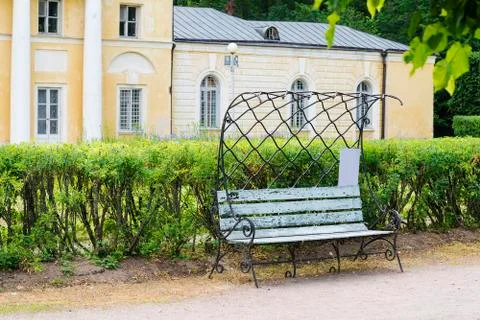 Bench in the Park. Stock Photos