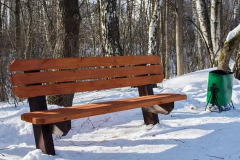 Bench in the park Stock Photos