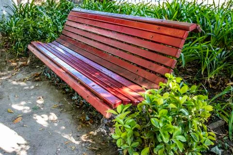 Bench in the park Stock Photos