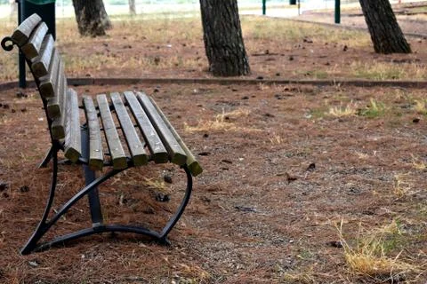 Bench in the park Stock Photos