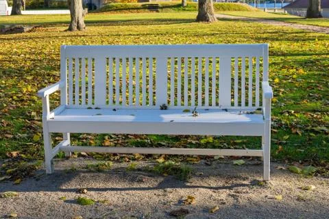 Bench in Park Stock Photos