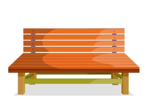 Bench, Playground Stock Illustration