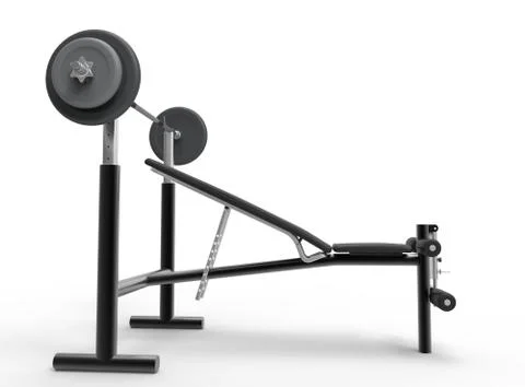 Bench Press Stock Illustration