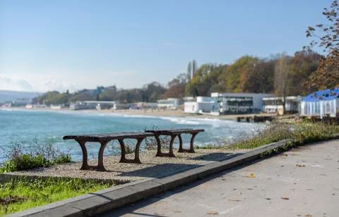 Bench in Varna Stock Photos