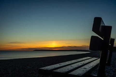 Bench with a view Stock Photos