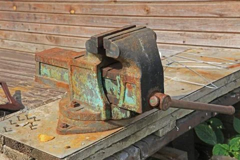 Bench vise Stock Photos