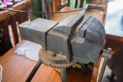 Bench vise Stock Photos