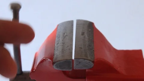 Bench Vise Tool Is Equipment Stock Footage 97939318