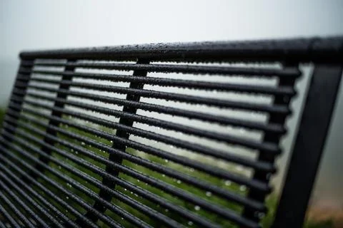 Bench in Volendam Foto stock