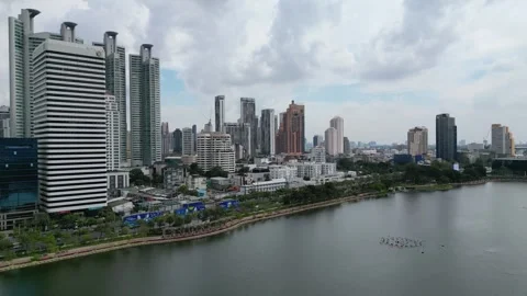 Benchakitti Park Stock Footage 294668414