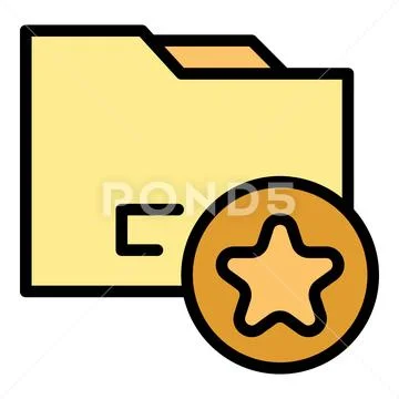 Benchmark folder icon vector flat ~ Clip Art #247094403