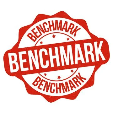 Benchmark grunge rubber stamp Stock Illustration