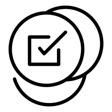 Benchmark icon outline vector. Time unit Stock Illustration