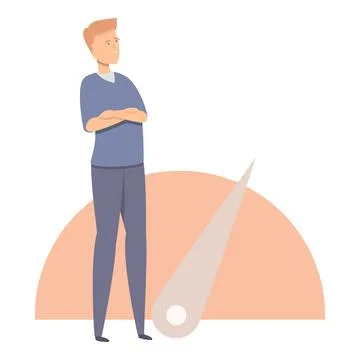 Benchmark indicator icon cartoon vector. Cost quality 스톡 일러스트