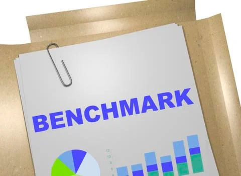 Benchmark - performance concept 스톡 일러스트