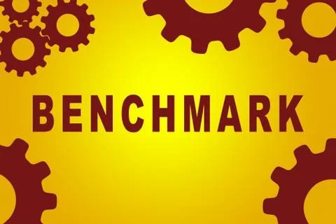 Benchmark performance concept Stockillustratie