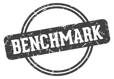 Benchmark stamp Stock Illustration