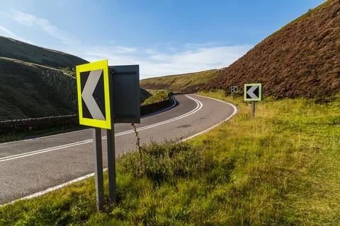 Bend along Snake Pass Stock Photos