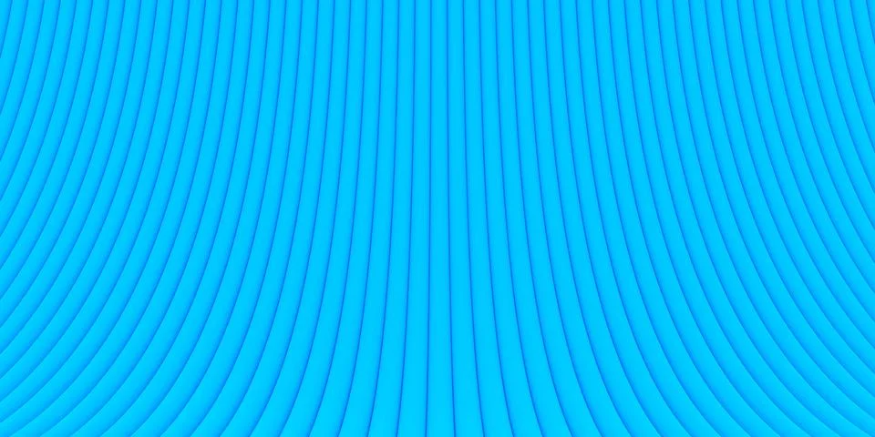 Bend blue curved cylinder array shape geometrical background wallpaper banner Stock Illustration