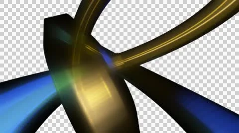 Bend curve space with alpha Stock-Footage 55363083