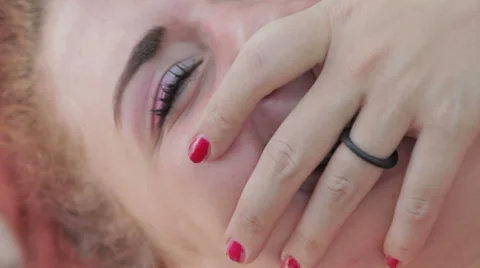 Bend over with laughter Video stock 28500457