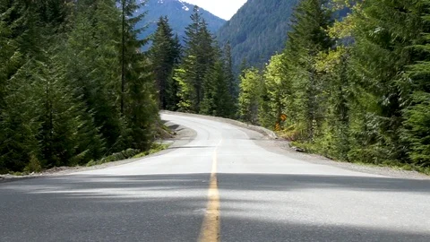Bend in the road Stock Footage 110723834