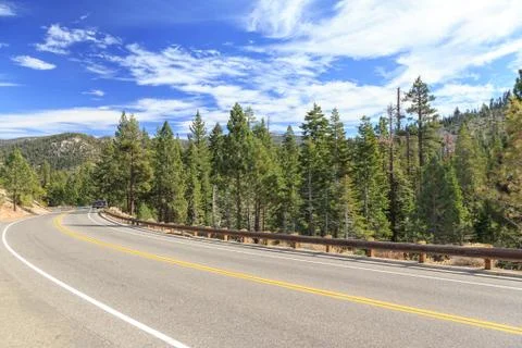 Bend in the Road Foto stock