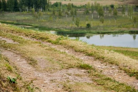 The bend of the road Stock Photos